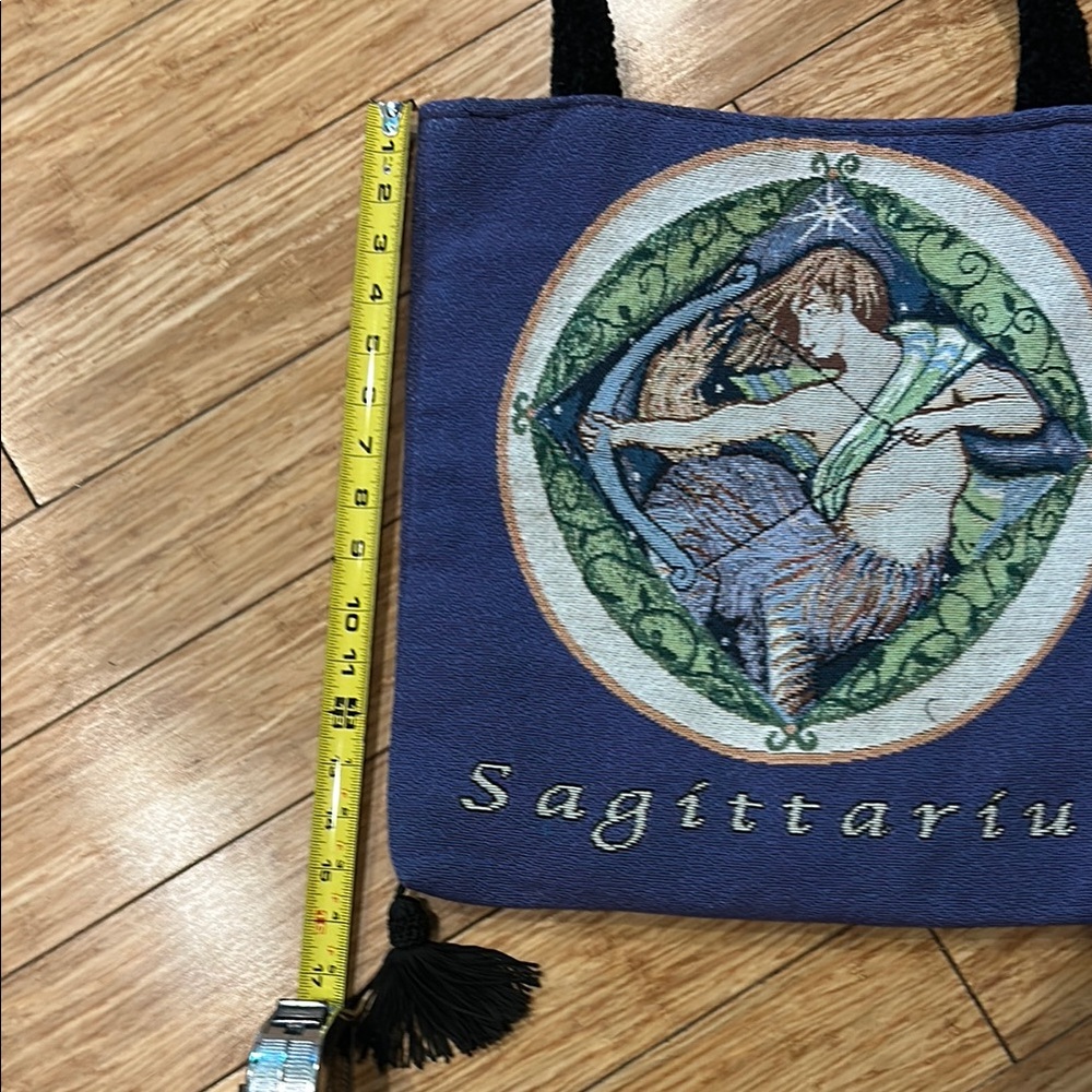 Sagittarius Zodiac Tote Bag - Blue - Picture 2 of 5